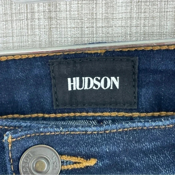 Hudson Veceroy Knee short Womens Size 26 blue 1787 - Picture 6 of 11